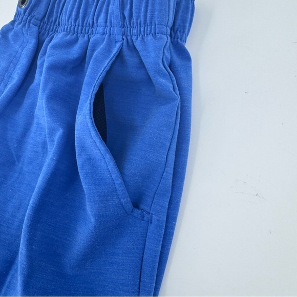 Prana Athletic Shorts Blue Elastic Waistband - Picture 9 of 10